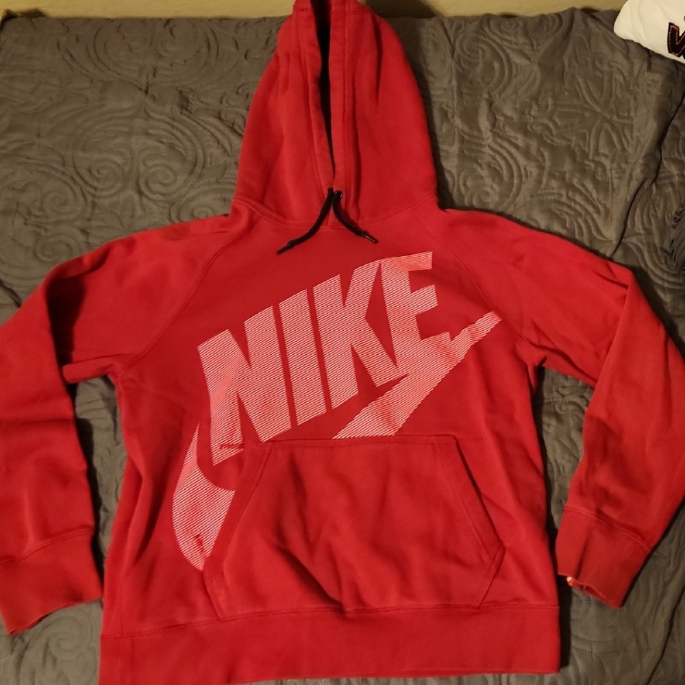 Nike Bold Red Pullover Hoodie